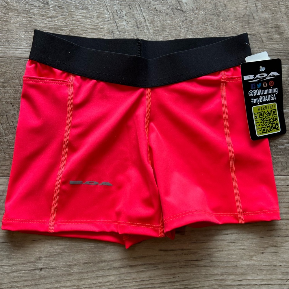 BOA Rocket Fuel Fit Shorts Coral Pink XS